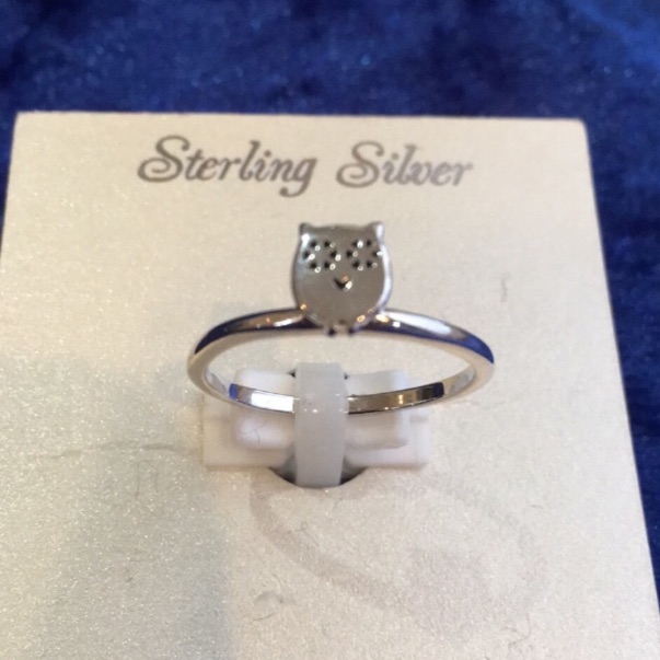 Sterling Silver Owl Ring